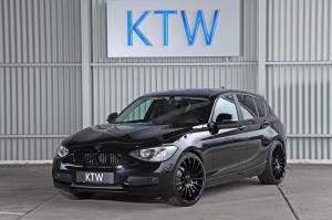 BMW 116i Black by KTW Tuning 2014 года